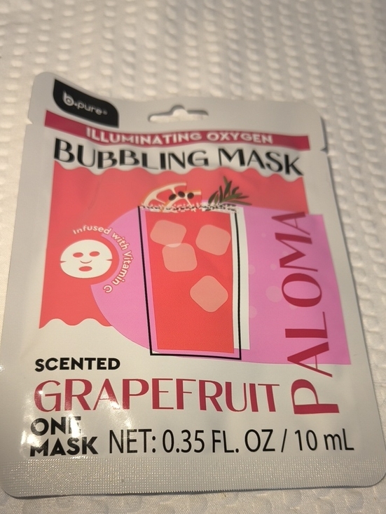 b pure Other - illuminating Bubbling Oxygen Grapefruit Face Mask Scented Oxygenating Treatment